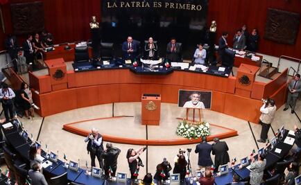 Senado honra a Toledo y lo proponen para la medalla Belisario Domínguez