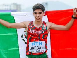 Emiliano Barba, marchista mexicano brilla en Colombia; gana medalla de oro en el Campeonato Panamericano