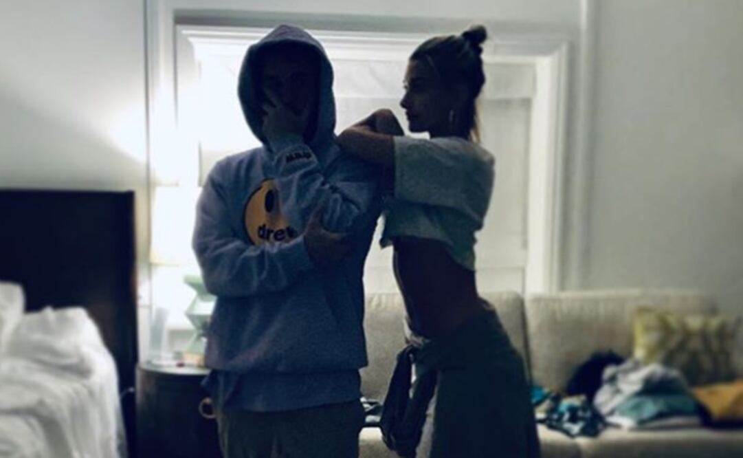 Justin Bieber y Hailey Baldwin. Foto: Instagram
