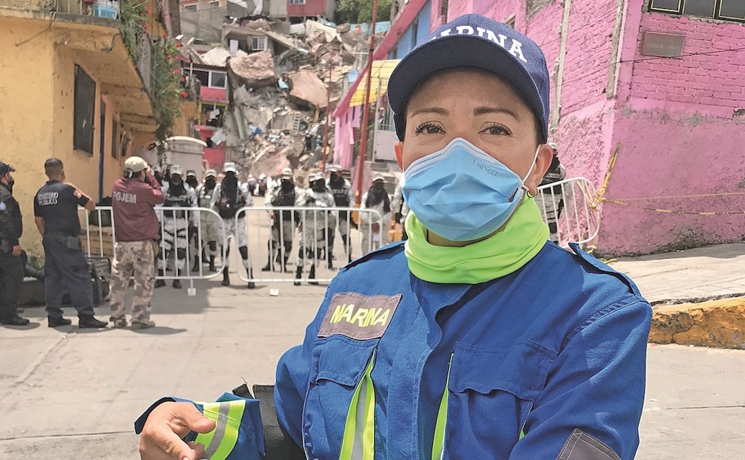 Rubí contó que tras hallar el cuerpo de Mía lloró por el impacto que le generó. Foto: REBECA JIMÉNEZ. EL UNIVERSAL