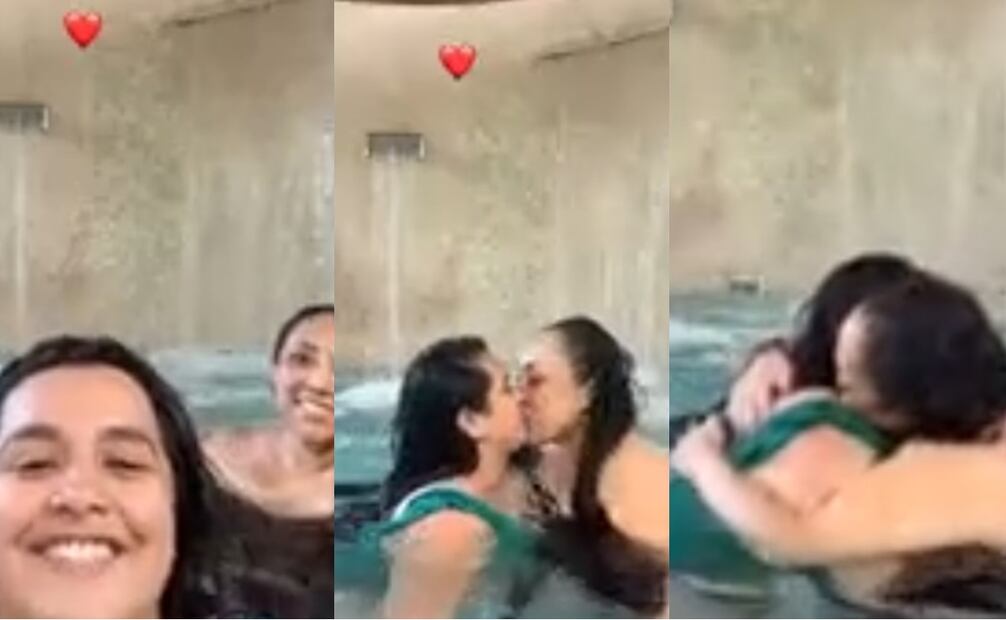 Michelle Rodríguez y Victoria García. Captura vía tiktok @tendenciaspopmx.
