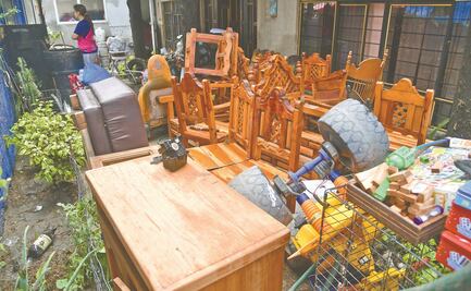 Felipa, se salva de ser arrastrada por las aguas que inundaron Edomex