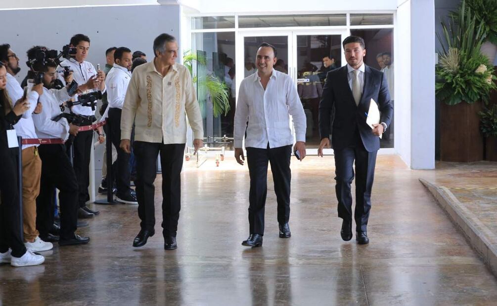 Gobernadores de Tamaulipas, Nuevo León y Coahuila acuerdan reforzar seguridad (03/06/2025). Foto: Especial