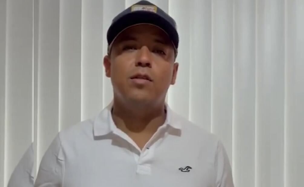 Pedro Luis “N” alias “Wicho”, alcalde de Santo Tomás de los Plátanos, se dio a la fuga durante su toma de protesta. (Foto: especial)