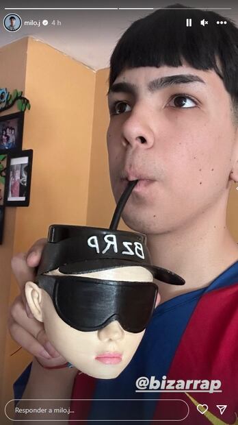 Milo J, rapero que colabora con Bizarrap. / Foto: instagram
