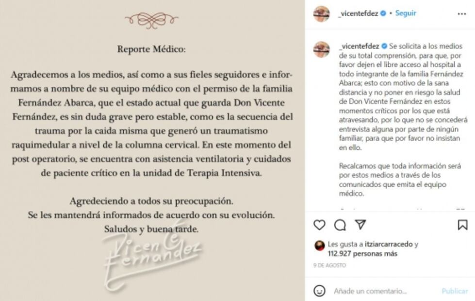 ¿Qué es un traumatismo raquimedular, condición que tuvo Vicente Fernández tras caída y que complicó su estado salud?