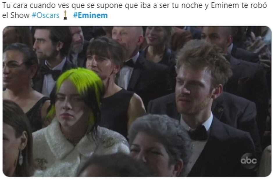 Eminem canta "Lose Yourself" en los premios Oscar 2020