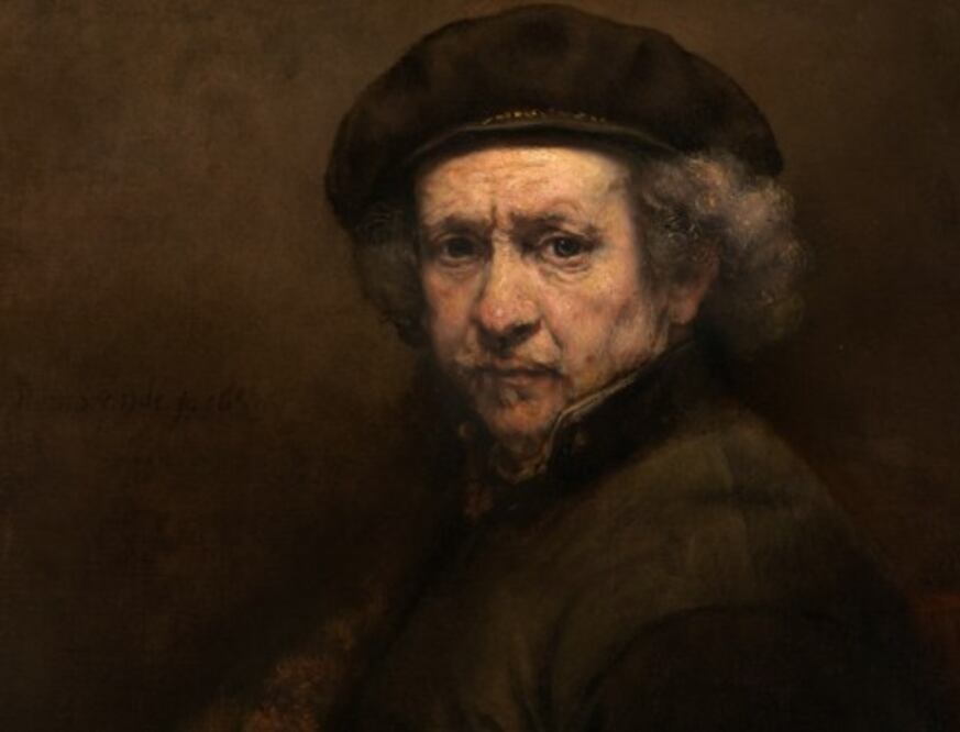 En los autorretratos de Rembrandt, la figura del artista se convierte en un laboratorio de observación del tiempo y de sí mismo. Crédito: Dominio público / Wikimedia Commons.