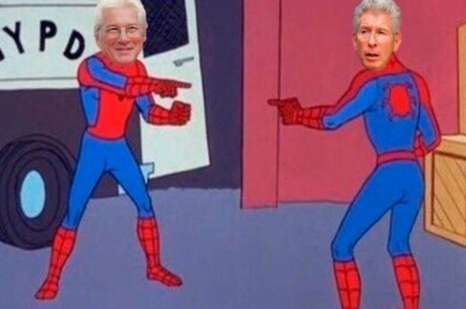 Por confusión de Dresser, llenan redes de memes de Richard Gere y Ruiz Esparza