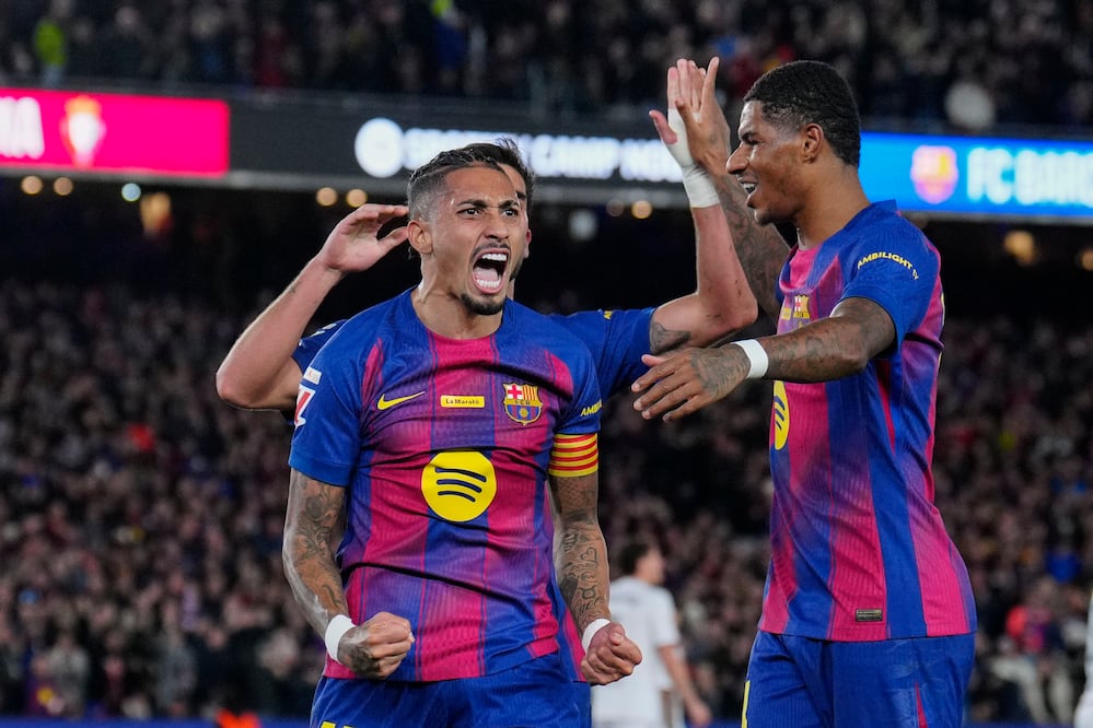 Barcelona venció al Osasuna con doblete de Raphinha / Foto: EFE