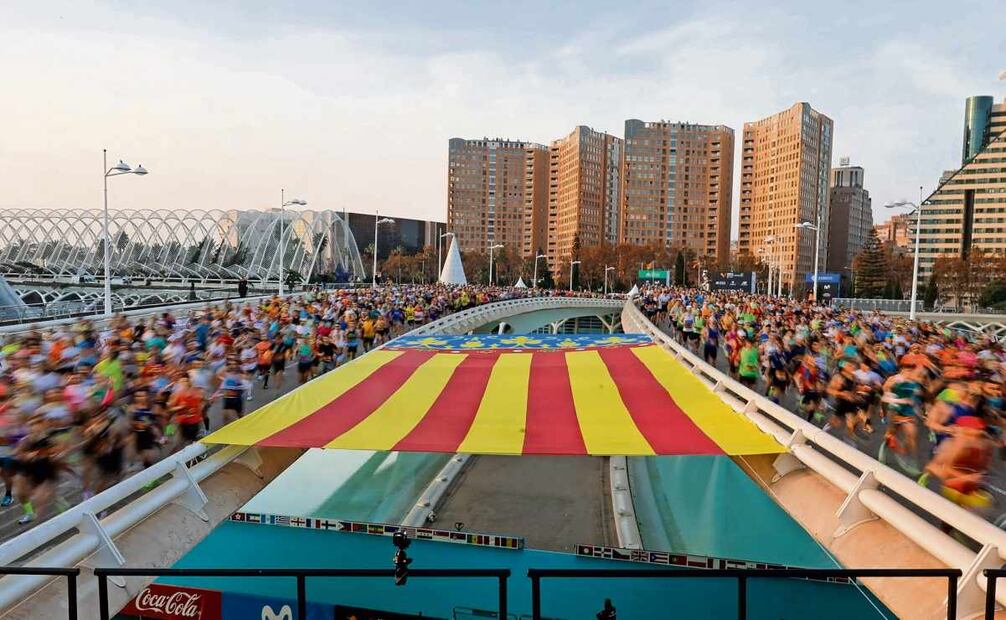 La devastación causada por la DANA no paró a los atletas. Foto: X