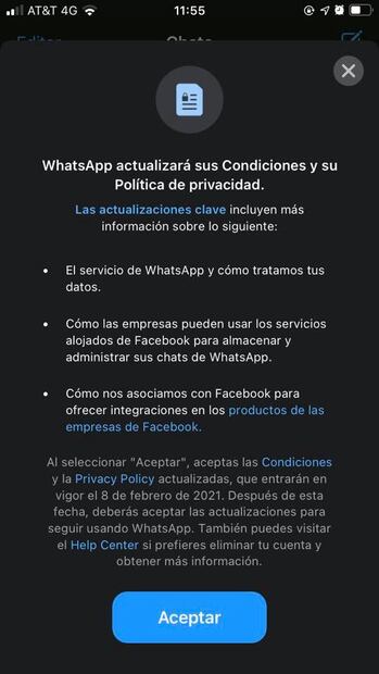 WhatsApp cambia sus términos y política de privacidad y esto es todo lo que debes saber