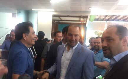 Marko Cortés asiste a toma de protesta de dirigente estatal de Sinaloa