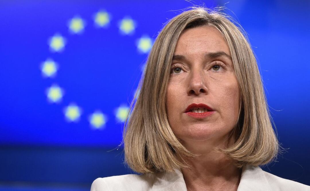 La exjefa de la diplomacia de la Unión Europea, Federica Mogherini. Foto: AFP