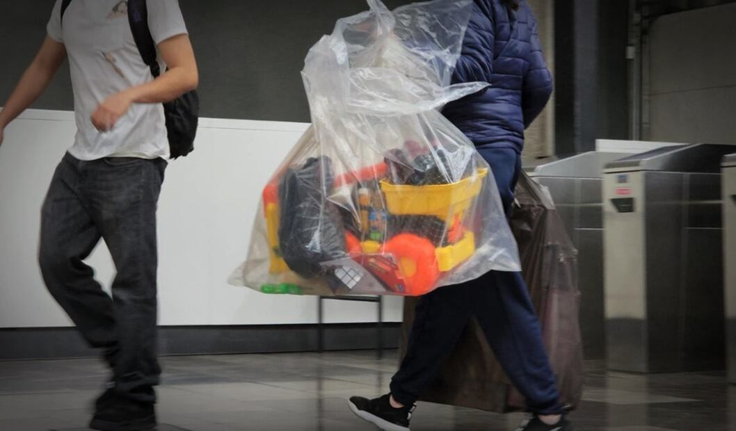 Metro, una alternativa de traslado de juguetes para los Reyes Magos. Foto: especial