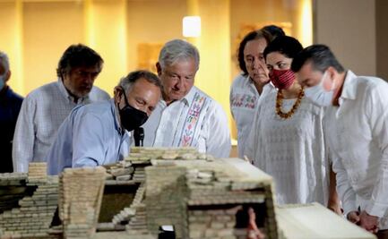 AMLO inaugura Pabellón de la Reina Roja en Palenque, Chiapas 