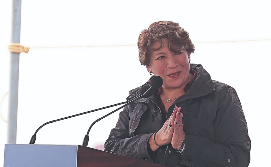 Con la voz entrecortada, la mandataria estatal hizo una llamado a la sociedad para que denuncie cualquier tipo de violencia en contra de mujeres y niños. Foto: Especial