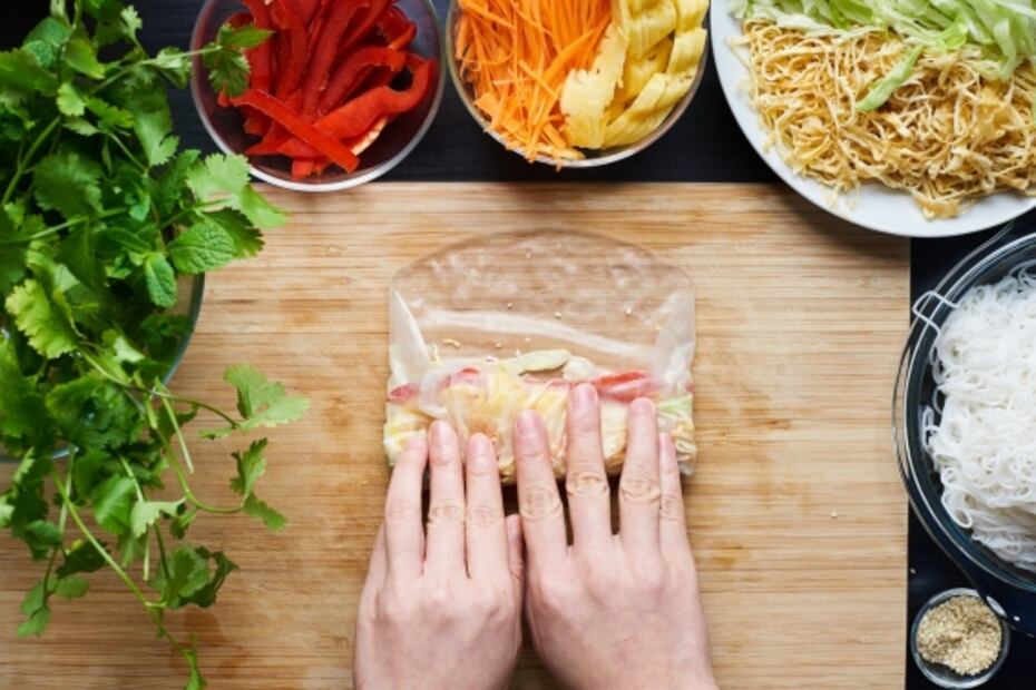 Prepara rollitos primavera veganos para el #LunesSinCarne