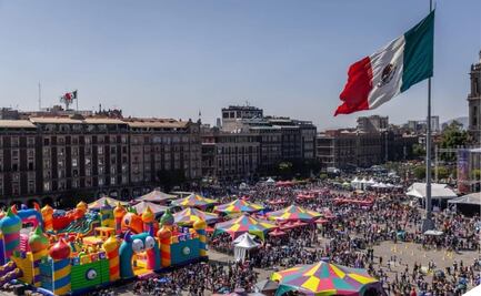 Festival del Día del Niño en Zócalo de la CDMX; Consulta aquí alternativas viales  