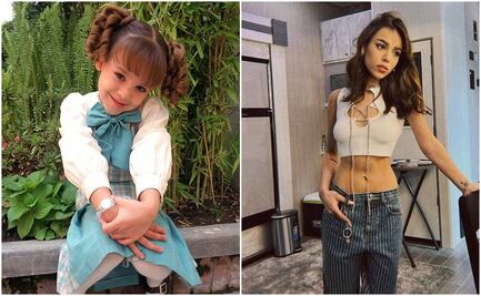 Así ha cambiado Danna Paola en sus 27 años: de niña angelical a mujer exitosa y sensual