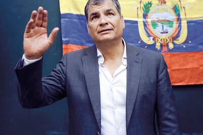 "¡No hay derecho!", exclama Rafael Correa sobre prohibición de entrada a EU; medida también aplica a toda su familia 