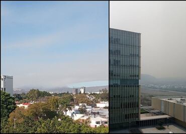Por incendio forestal, emiten emergencia atmosférica en Zona Metropolitana de Guadalajara