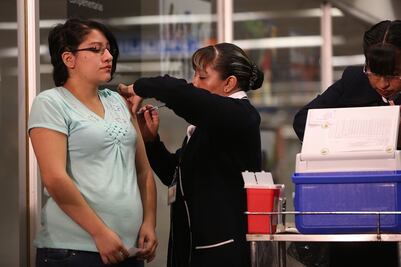 Destaca Sedesa baja actividad de influenza por vacunación