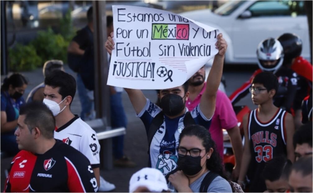 Querétaro - Atlas: Así se vivió la Marcha Por la Paz en Guadalajara
