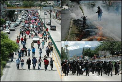 Maestros bloquean por tres horas la Autopista del Sol