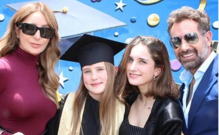 Gabriel Soto y Geraldine Bazán, de nuevo juntos; celebran el fin de una etapa como familia