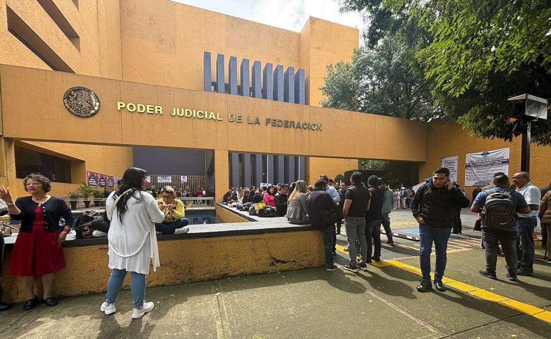 Paro de labores en el Poder Judicial. Foto: Fernanda Rojas / EL UNIVERSAL
