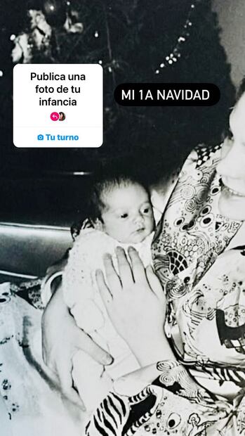 Tatiana cuando era bebé. Fuente: Instagram @oficial.tatiana