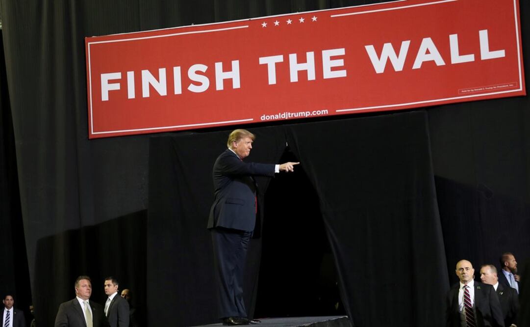El presidente Donald Trump en El Paso (Foto: Reuters)