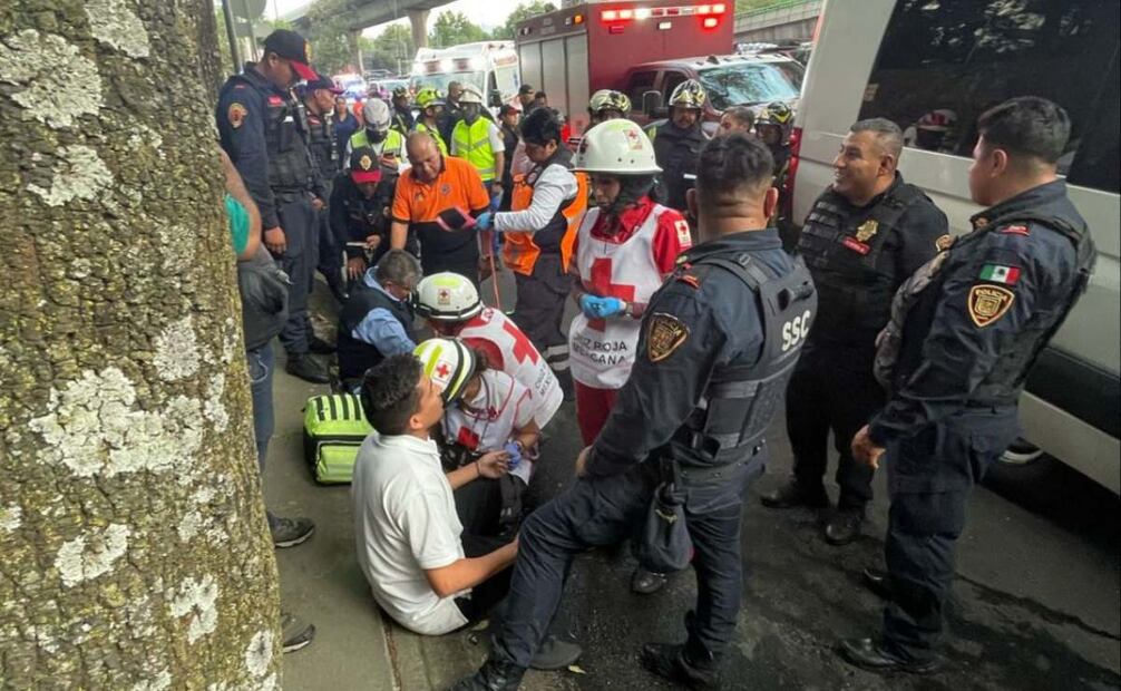 Equipo de emergencia atiende a lesionados (05/03/2025). Foto: Especial