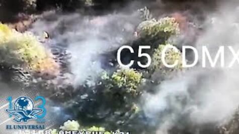 Tras 4 horas de labores, bomberos intentan sofocar incendio en pastizales de Xochimilco