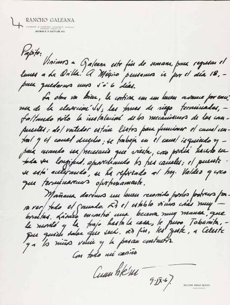 "Papi Lázaro", las cartas de Celeste Batel y Cuauhtémoc al expresidente Cárdenas