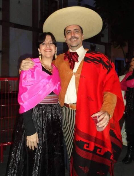 Diana Elisa Negrete y su hermano Rafael Jorge Negrete,