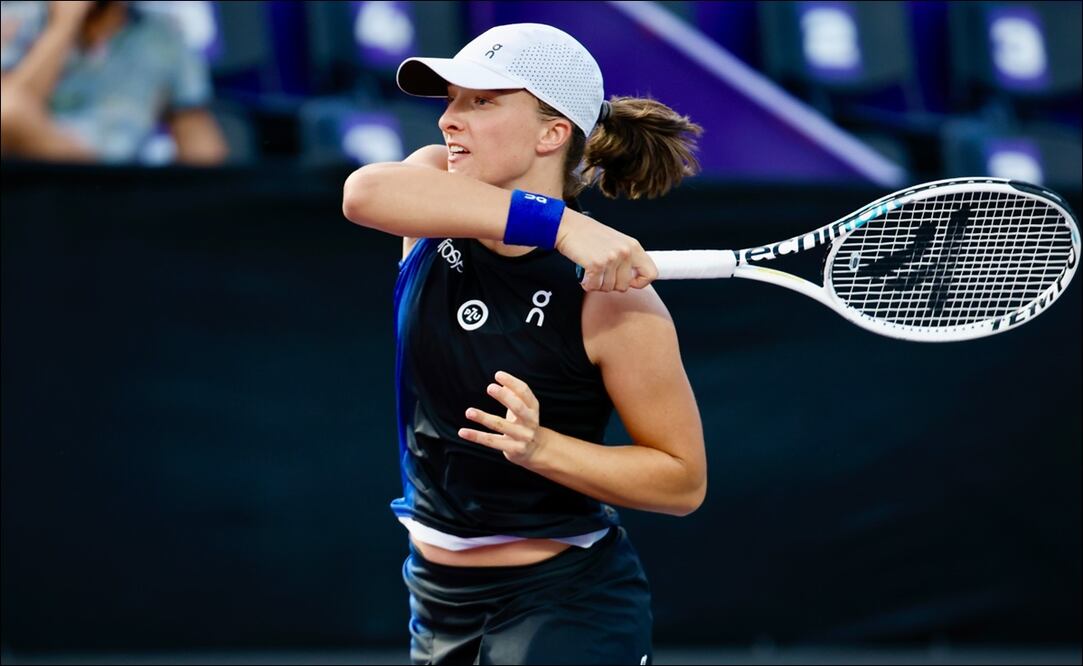 Iga Swiatek en Cancún - Foto: Especial