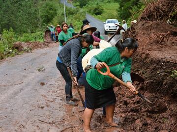 Tras el huracán, comienza la escasez de alimentos en la Montaña de Guerrero