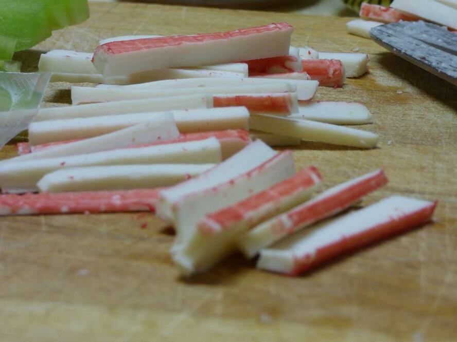 El surimi contiene glutamato monosódico y E-621 / Foto: Pixabay
