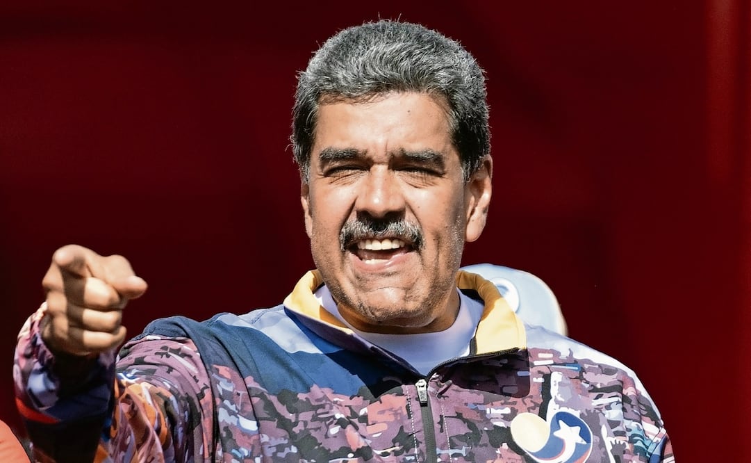 El Presidente Nicolás Maduro dijo que "Estados Unidos debe sacar sus narices de Venezuela porque el pueblo soberano es el que manda en Venezuela, el que pone, el que elige, el que dice, el que decide". Foto: AFP/Archivo