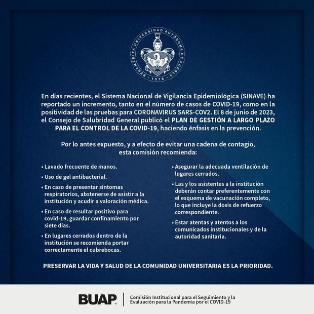Foto: Twitter @BUAPoficial