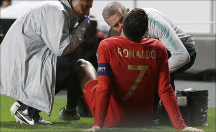 Lesión de Cristiano Ronaldo prende las alarmas en Portugal y Juventus