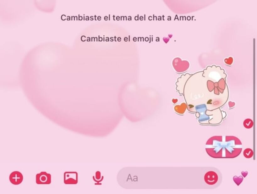 De esta forma puedes personalizar mensajes en Messenger para San Valentín