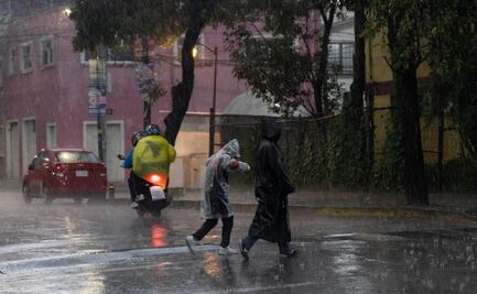 CDMX activa alerta naranja por fuertes lluvias en una alcaldía; otras 6 se mantienen en amarillo