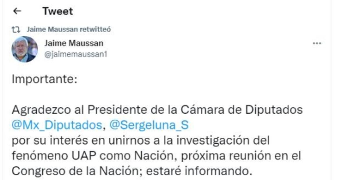 ¿Invasión extraterrestre? Jaime Maussan se reúne con el presidente de la Cámara de Diputados  