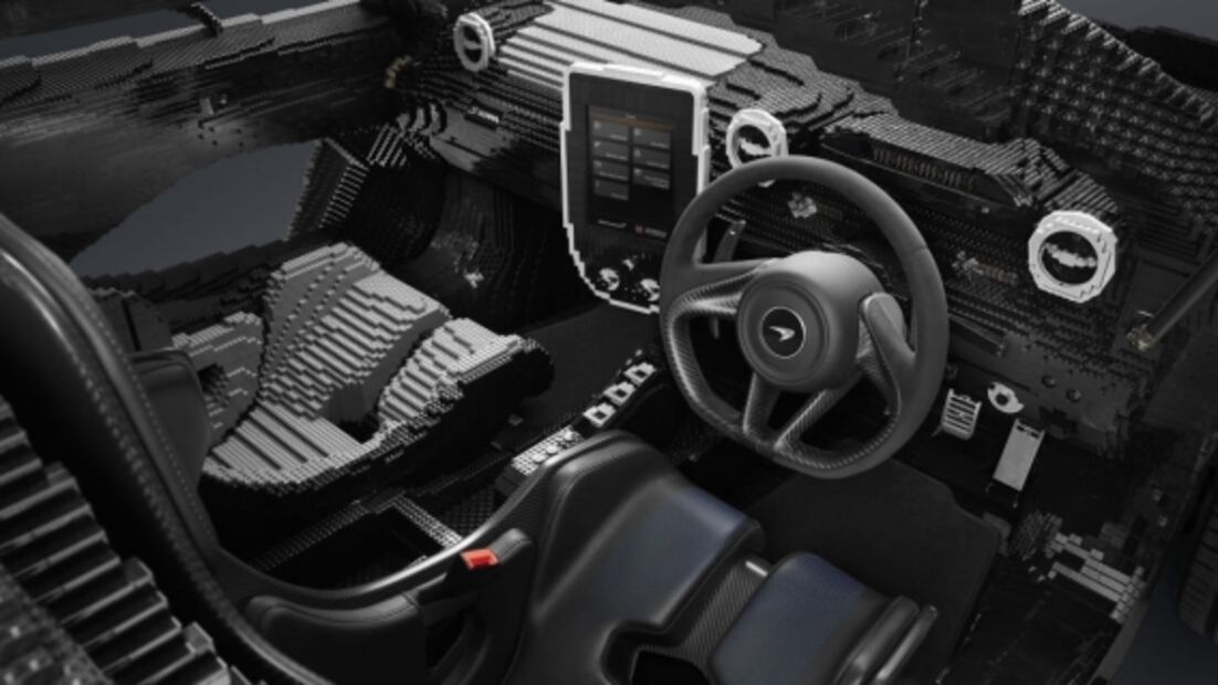 Lego construye un McLaren Senna en tamaño real 