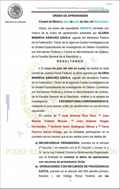 Embarran a los expresidentes Peña Nieto y Carlos Salinas en caso Juan Collado