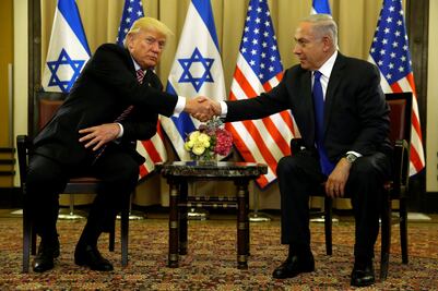 Trump llama a la paz a israelíes y palestinos en Jerusalén