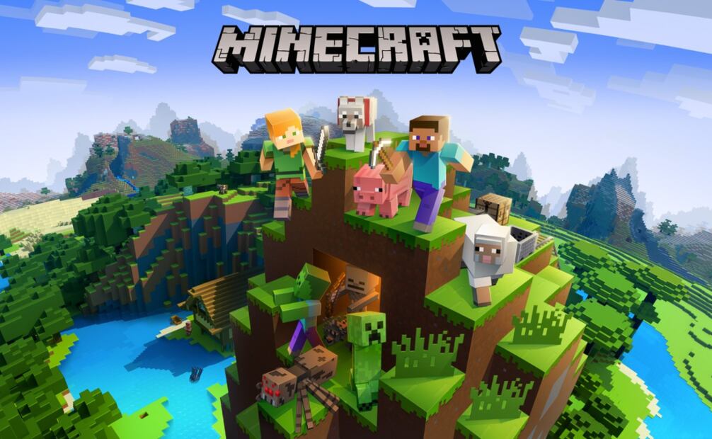 Modo Minecraft en WhatsApp. Imagen: especial